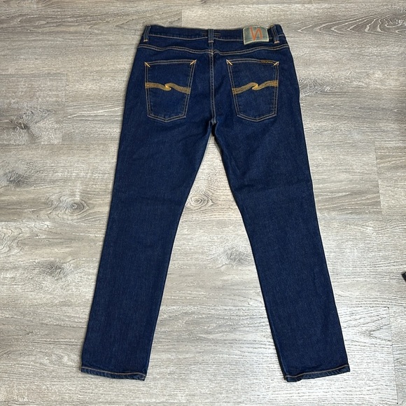 Nudie Jeans Slim Fit in Dark Blue - Picture 8 of 12